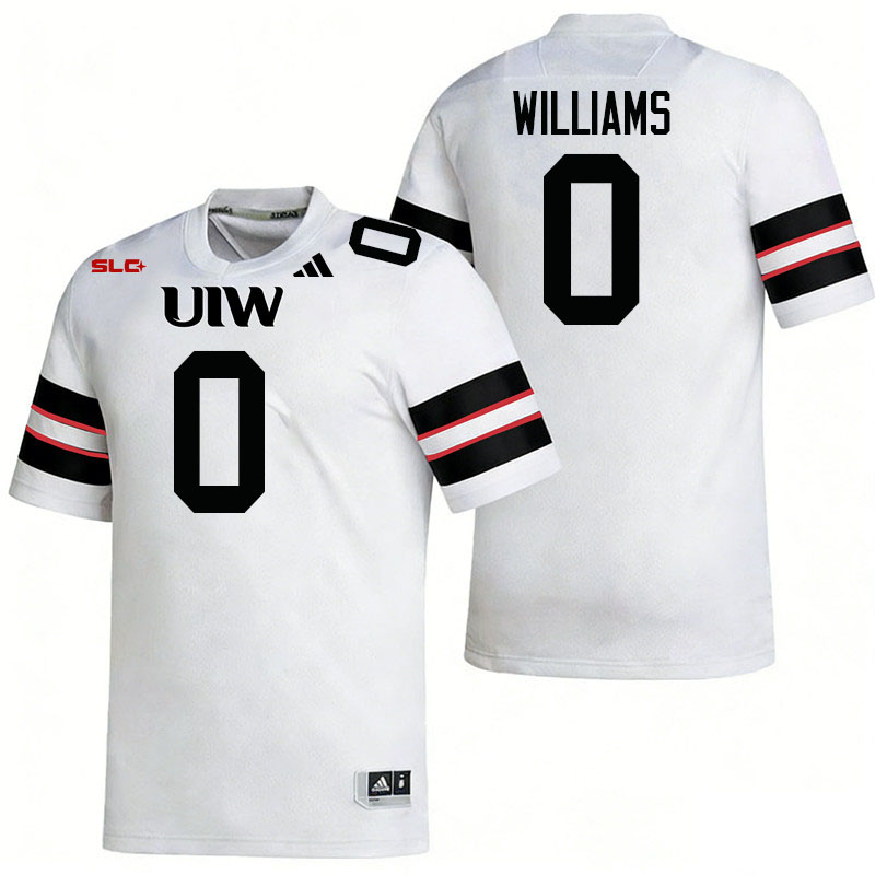 Incarnate Word Cardinals #0 Declan Williams College Football Jerseys,Uniforms-White
